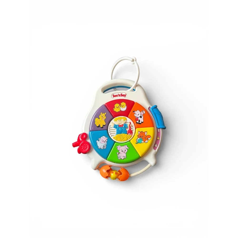 Fisher-Price See 'n Say Farm Animal Talking Toy Push Button Tested‎ Works