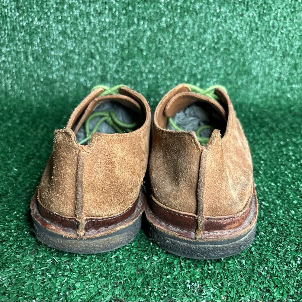 Ocean Minded‎ Mens 9.5 Brown Hemp Suede Hobo Low Top Chukka Beach Shoes