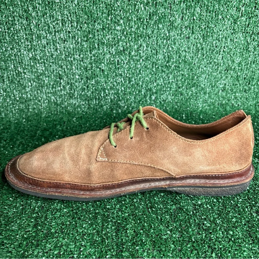 Ocean Minded‎ Mens 9.5 Brown Hemp Suede Hobo Low Top Chukka Beach Shoes