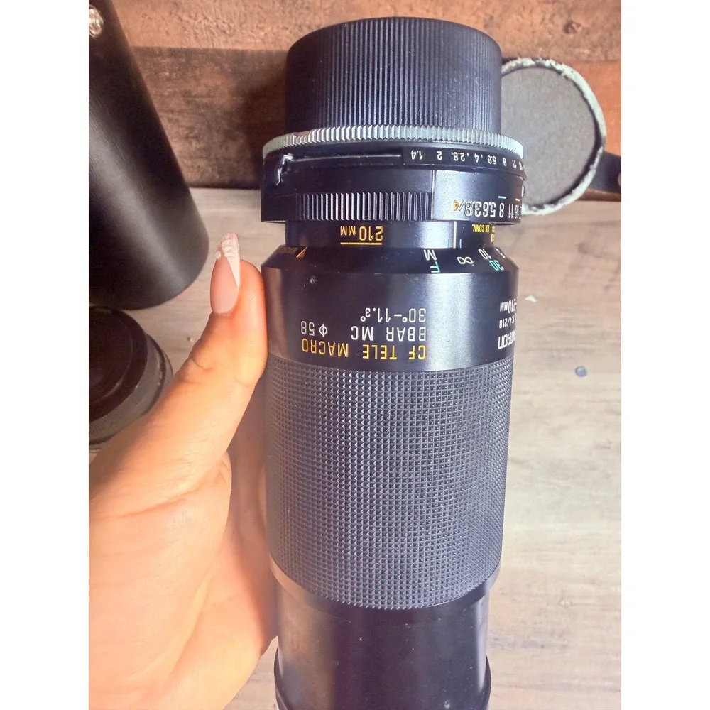 Vintage Camera Lens Lot – Tamron & Sakar Zoom Lenses + Adaptall-2 Adapters