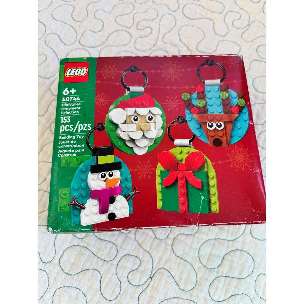 LEGO Christmas Ornament Selection‎ 40744 Building Toy 153 Pcs Santa Reindeer New