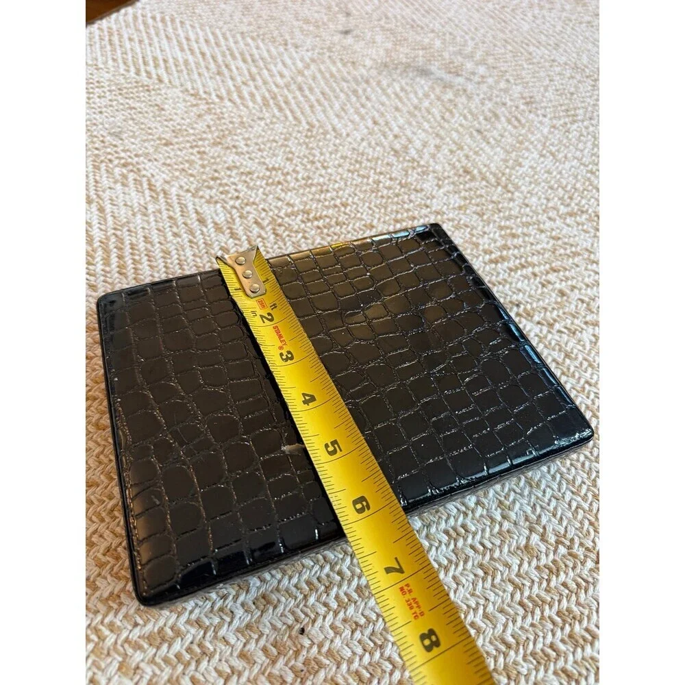N/A black croc