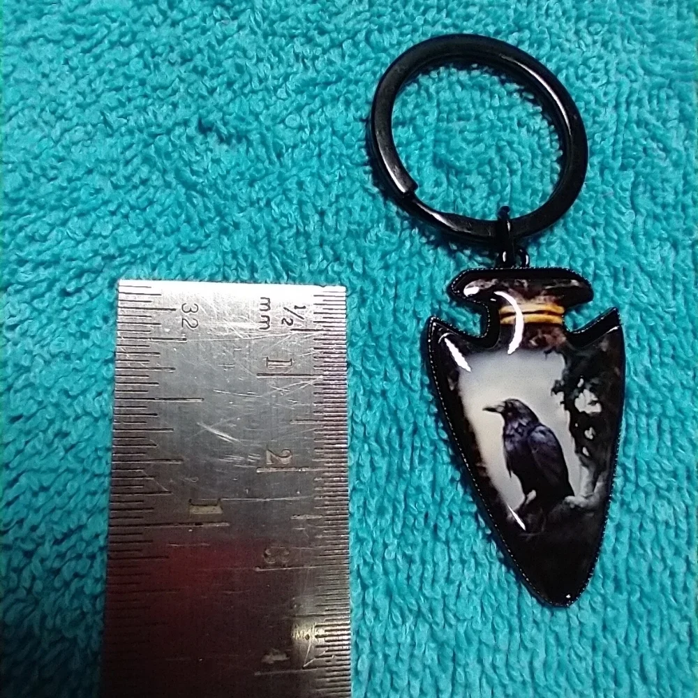 N/A black keychain