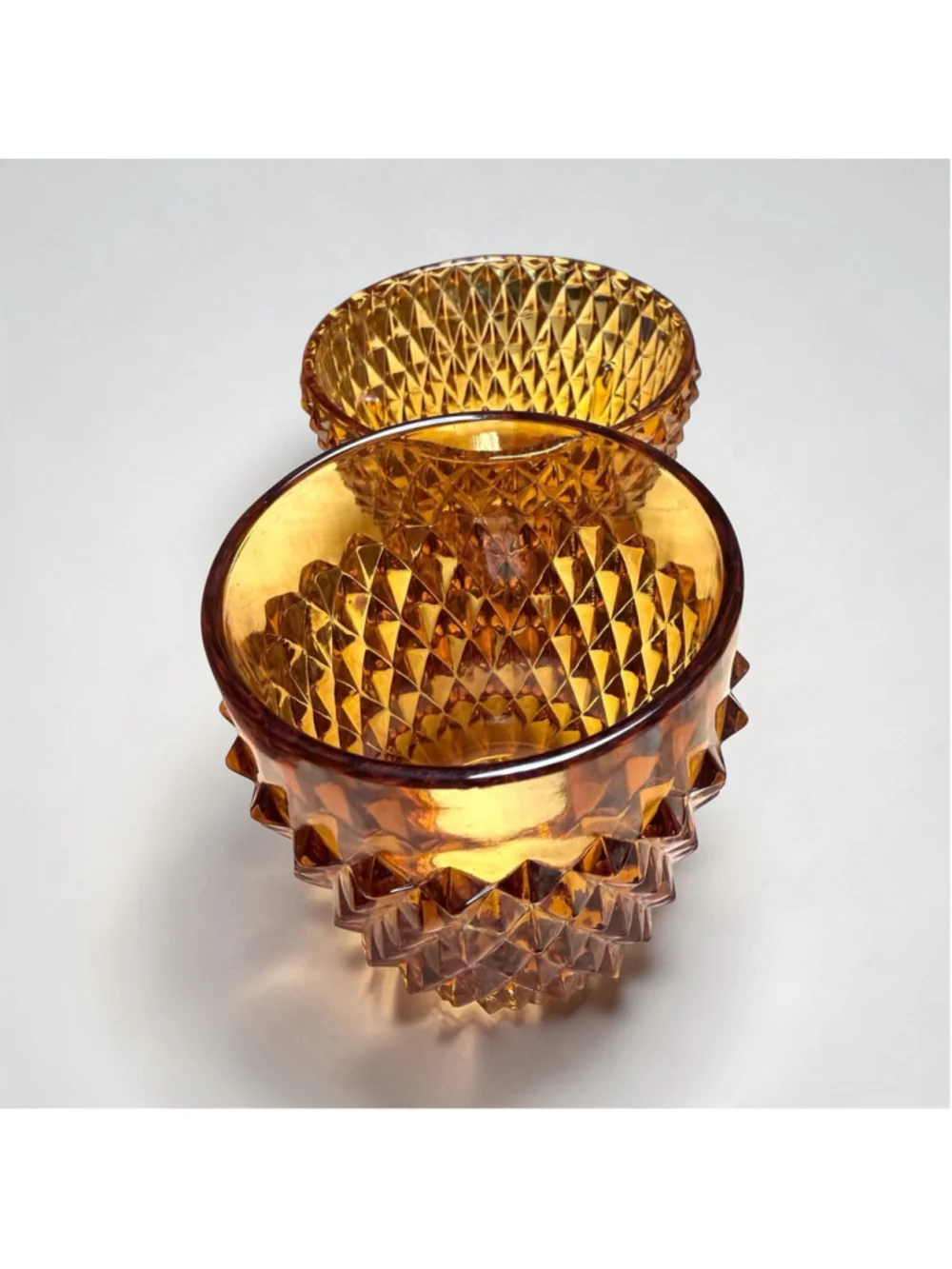 Indiana Glass vintage amber