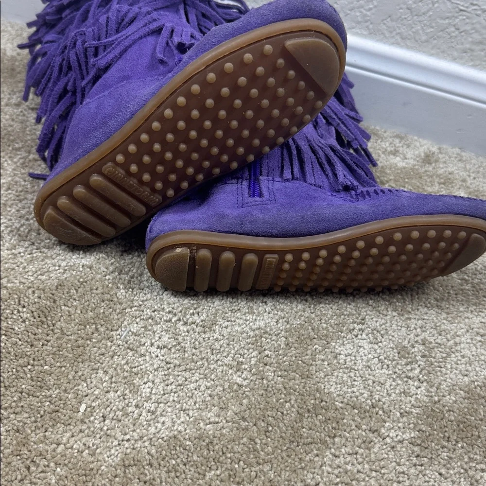 Minnetonka bohemian suede