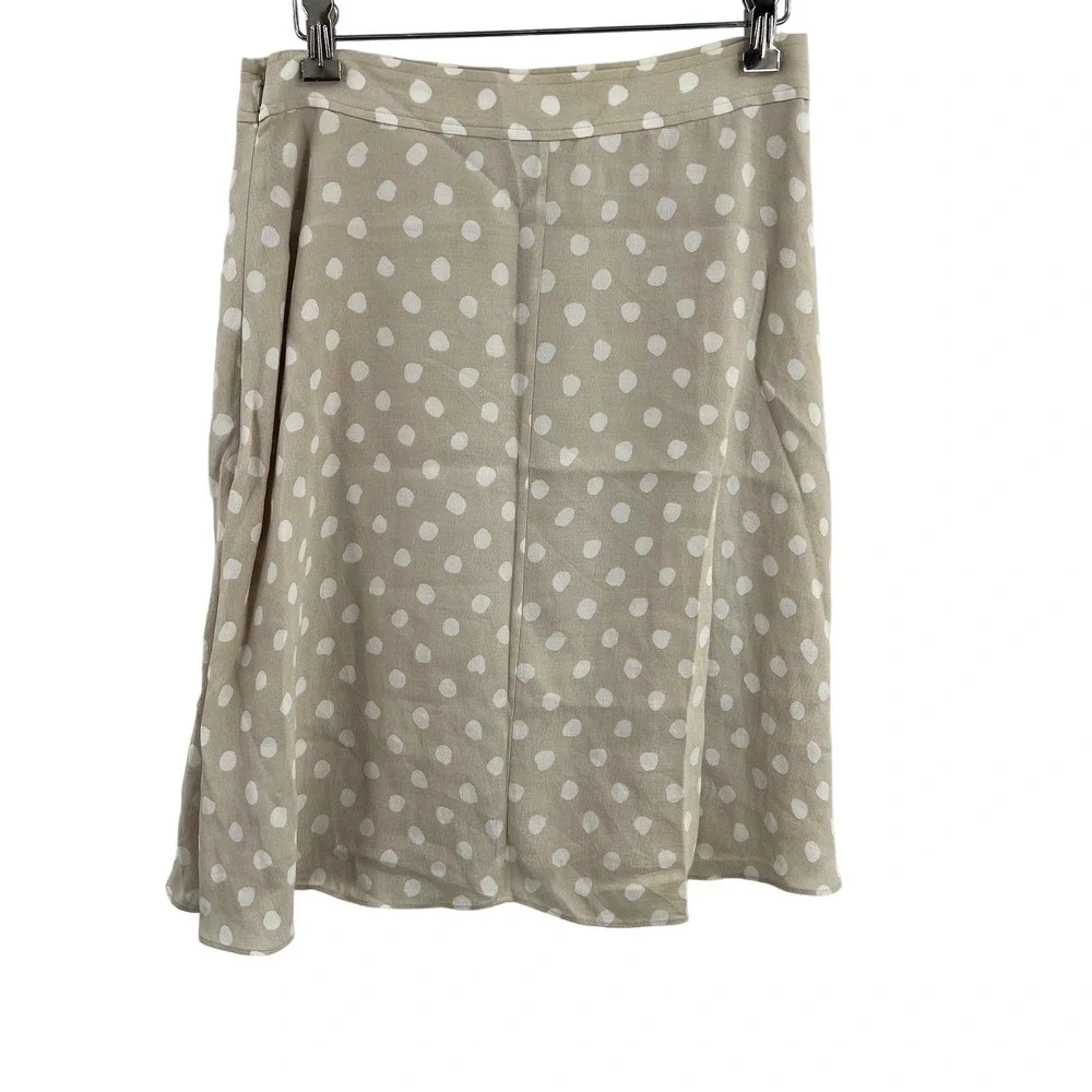Kate Spade Polka Dot Circle Skirt Beige Size‎ 4