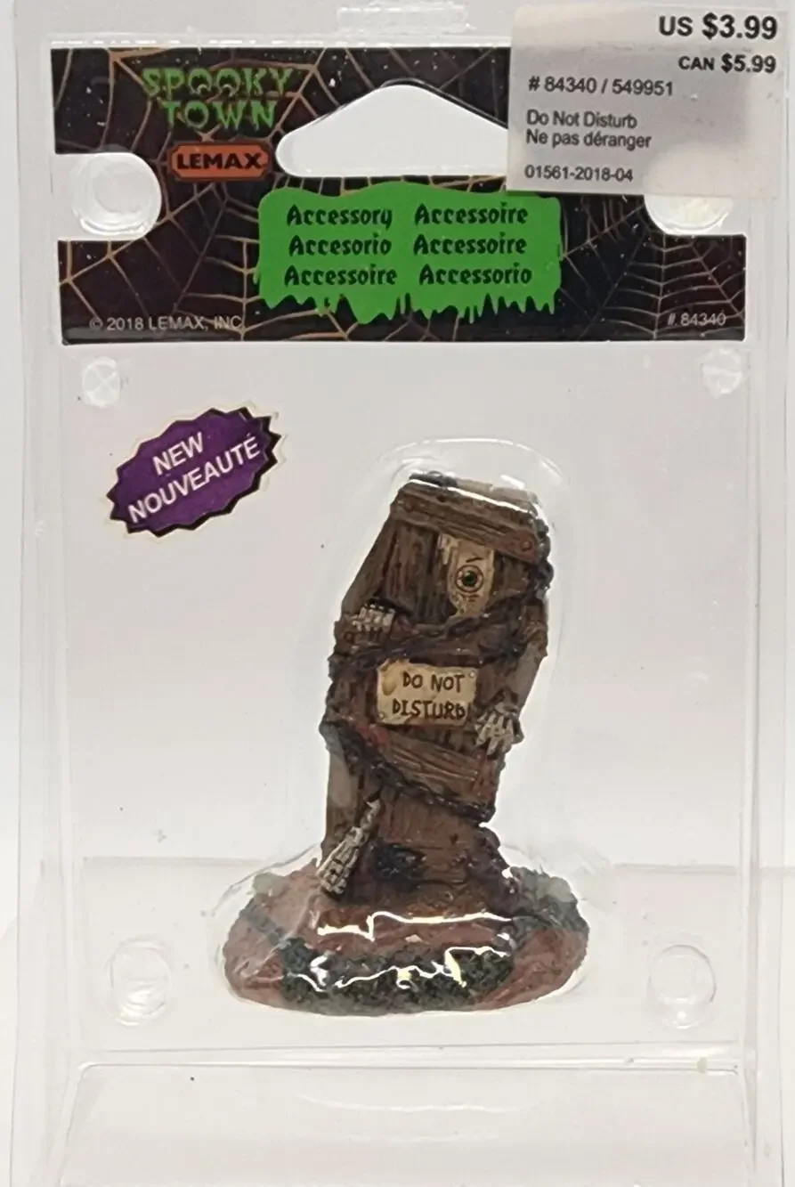 Lemax Spooky Town 2018 Accessory - Do Not Disturb #84340