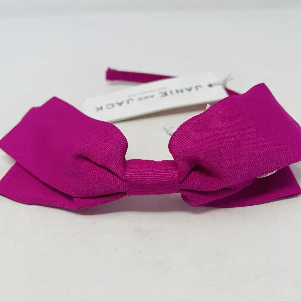 Janie and Jack Baby/Toddler Girls One Size Headband with‎ Large Bow Fuchsia Pink