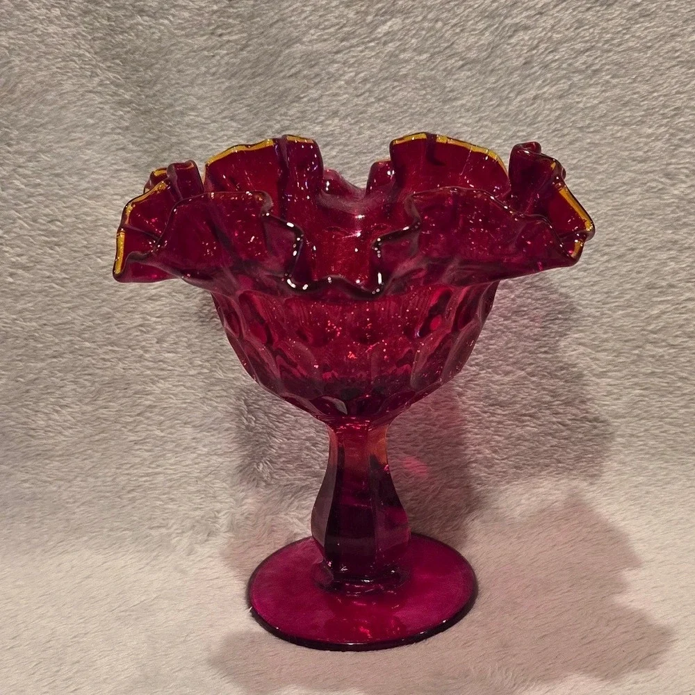 Fenton vibrant ruby
