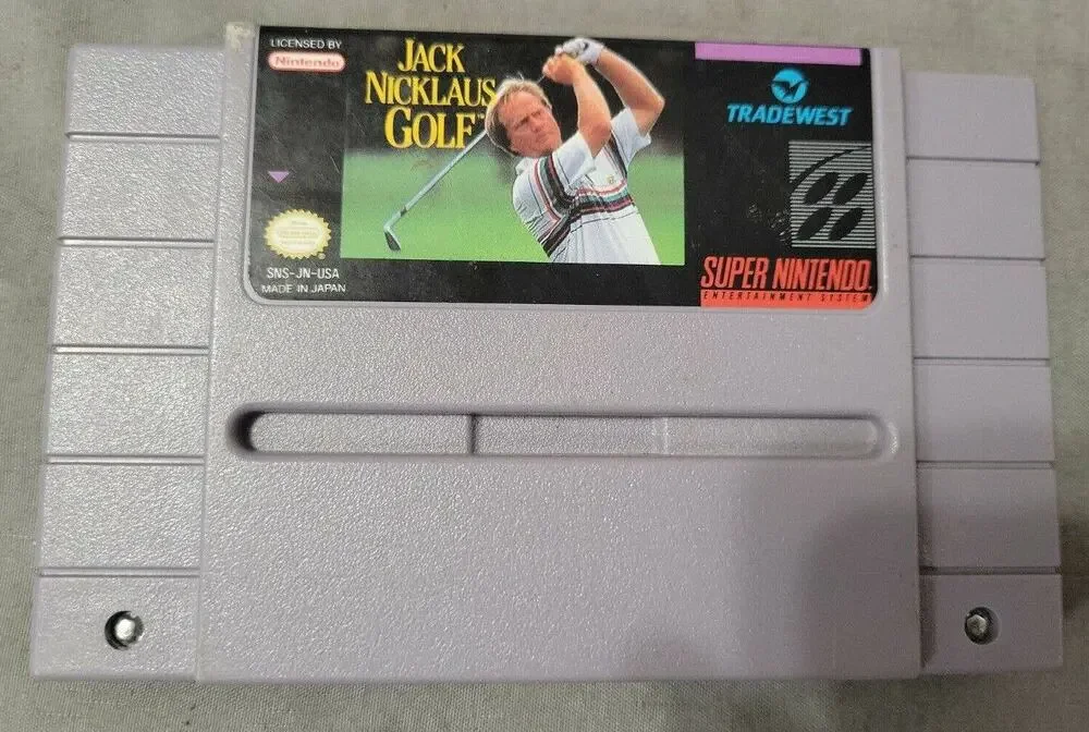 Jack Nicklaus Golf UNTESTED (Super Nintendo Entertainment System) SNES, 1992