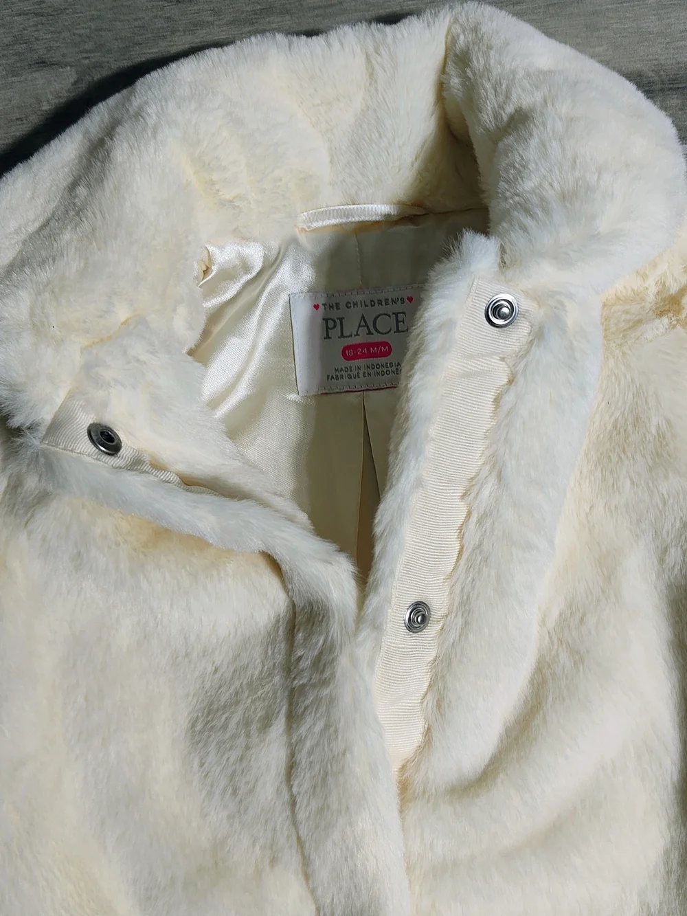 The Childrens Place plush cream