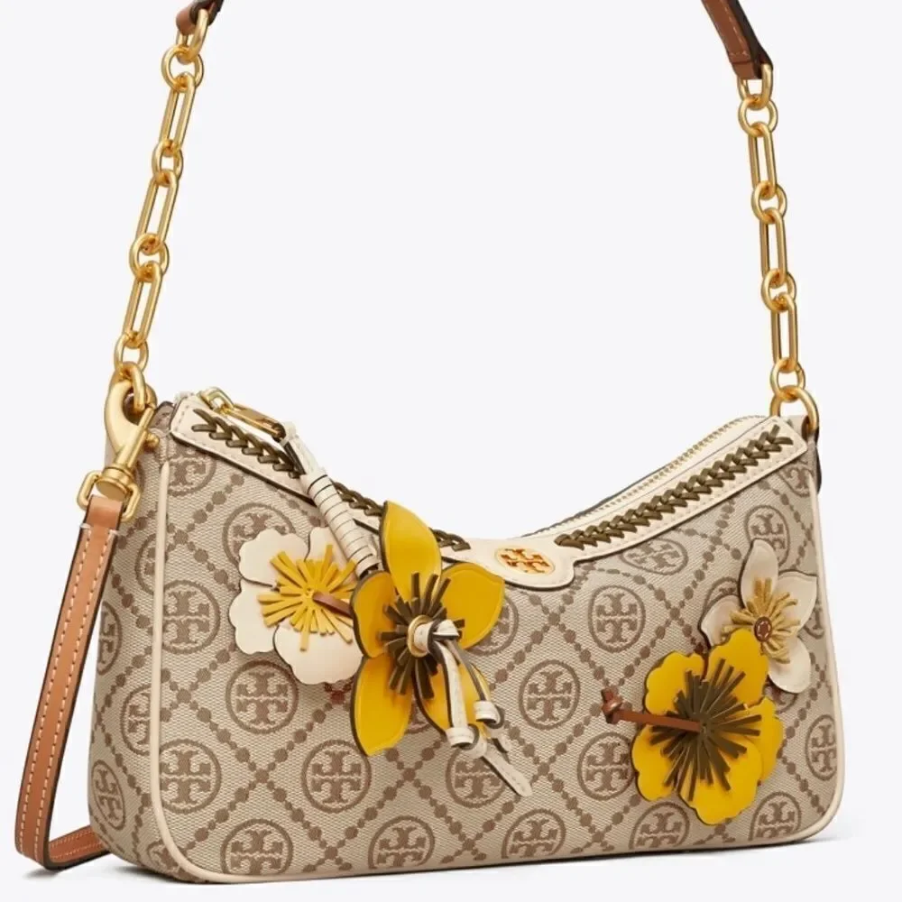 Tory Burch monogram braided