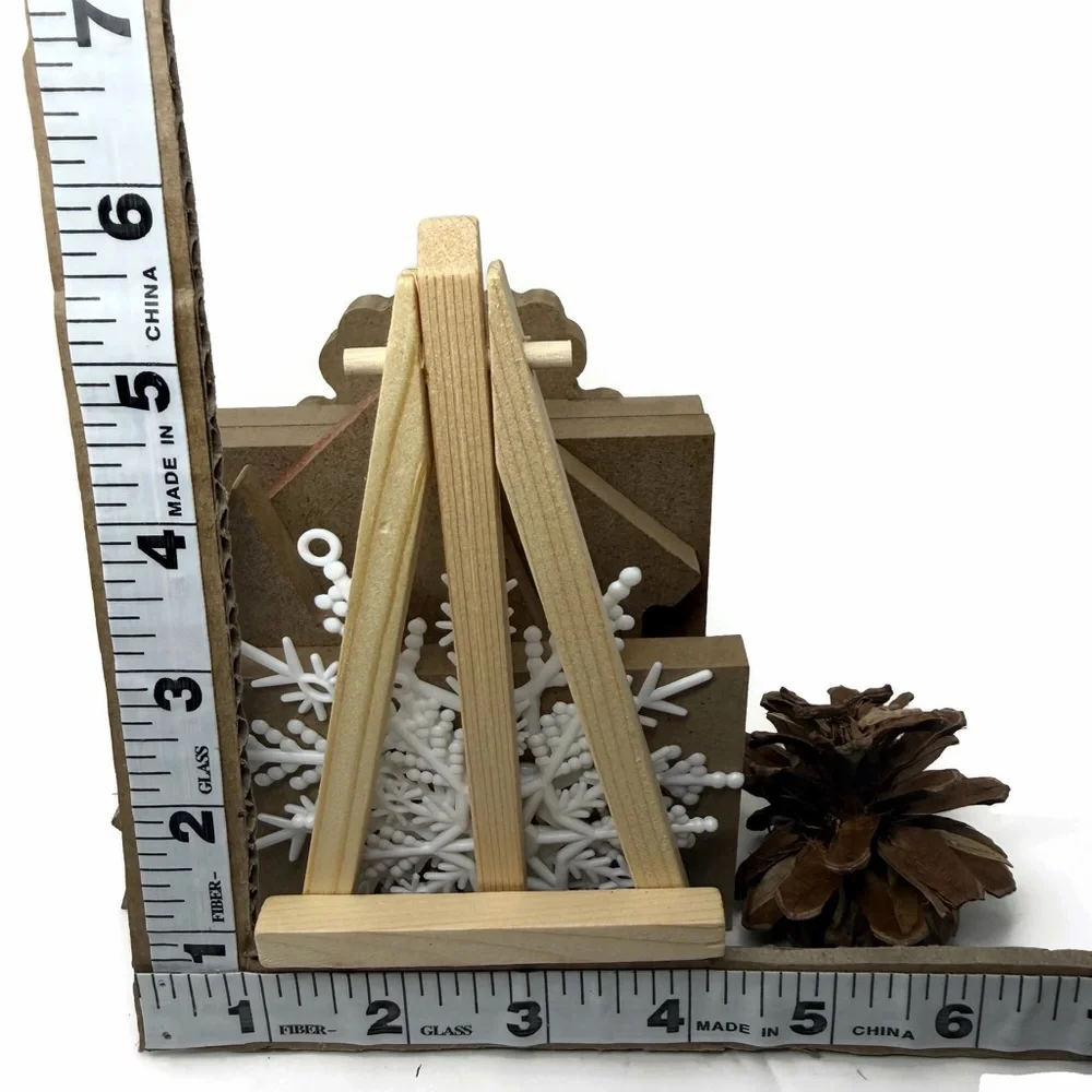 Festive Holiday Tiered Tray Decor Lot 11 Pieces