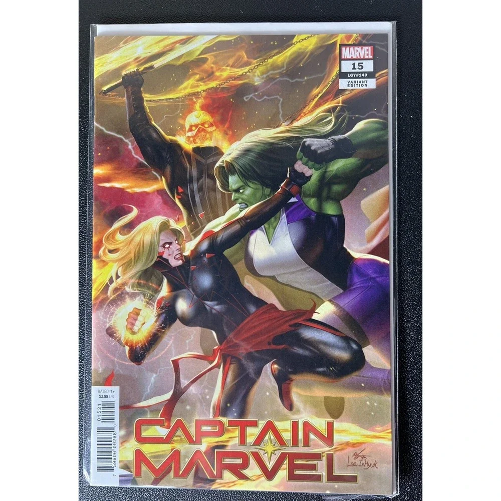 Captain Marvel #15 InHyuk Lee‎ Connecting Variant Marvel 2019