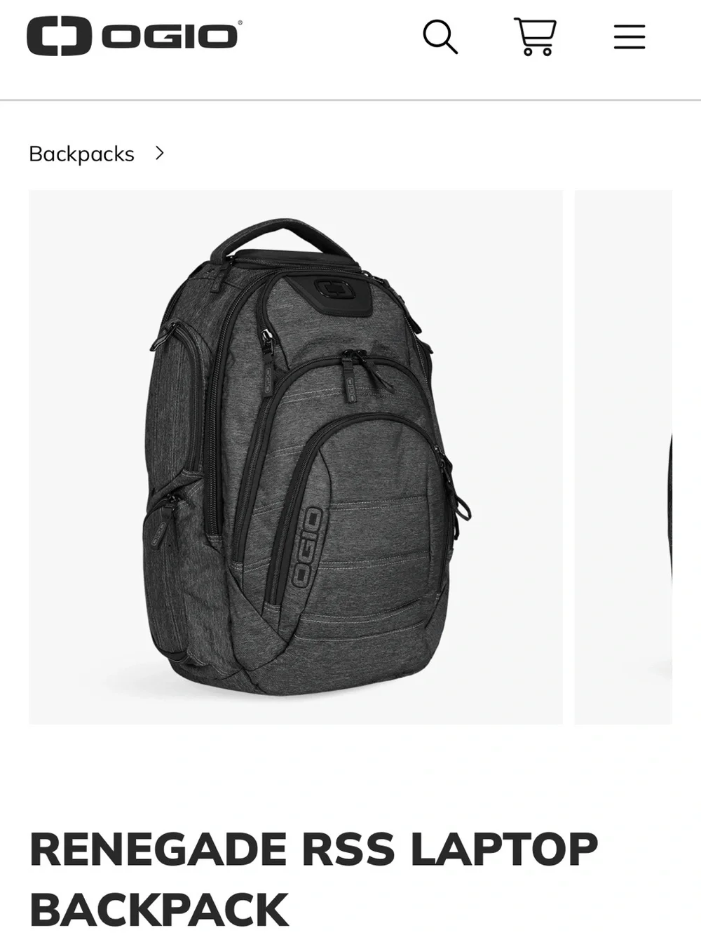 OGIO Renegade RSS Laptop Backpack