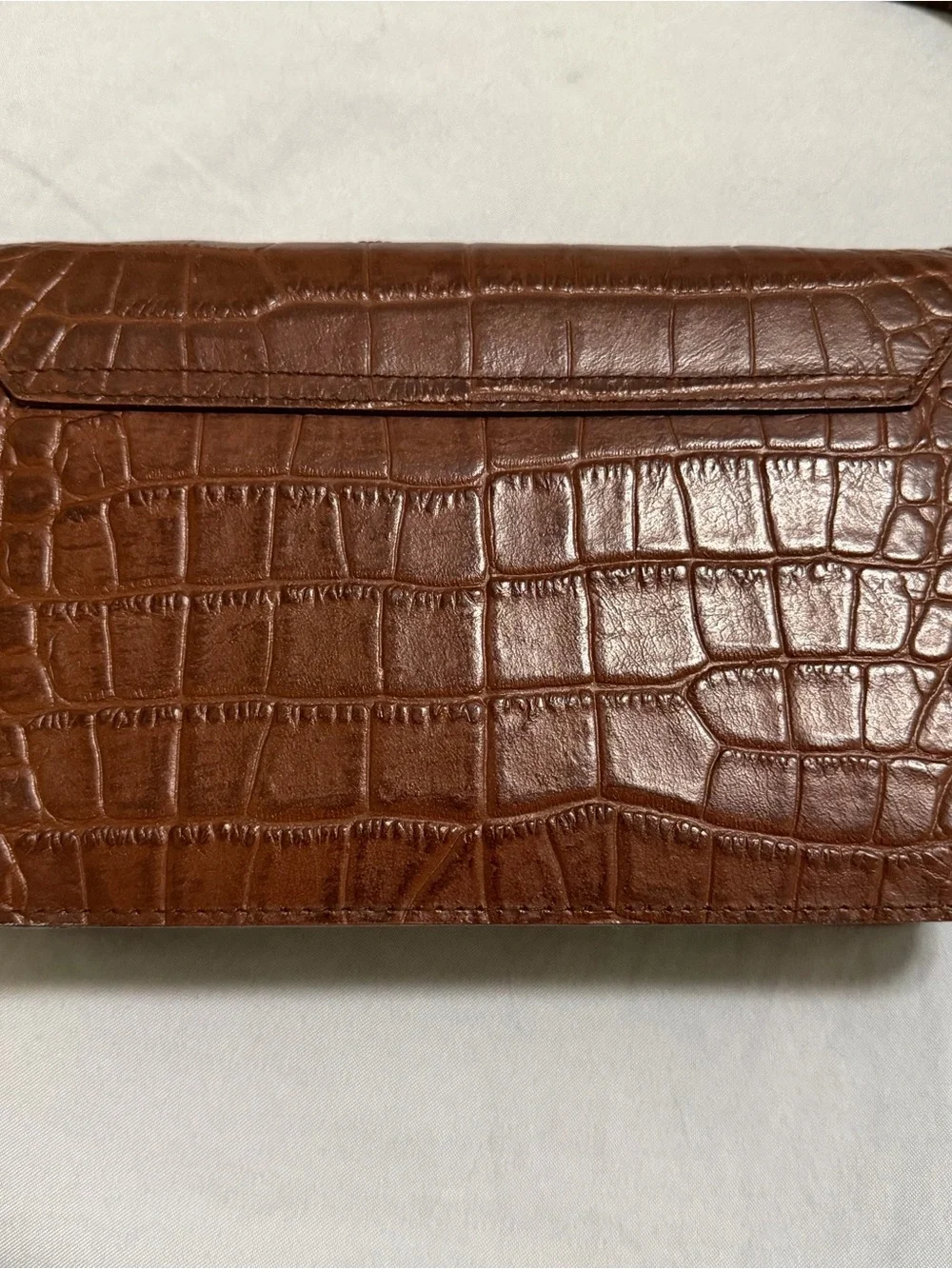 Blaine Trump brown croc
