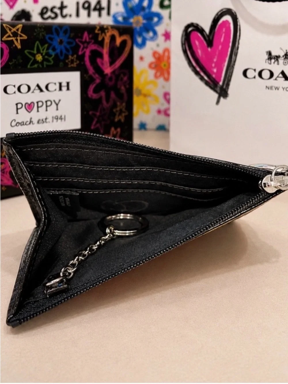 Coach colorful floral