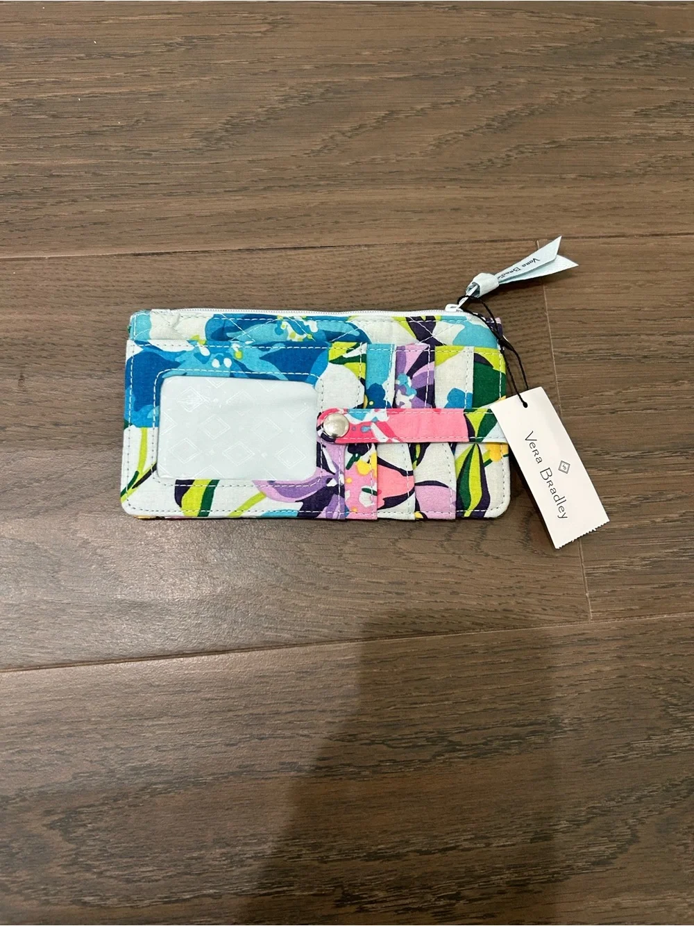 Vera Bradley Floral Ultimate Card Case ID Wallet - Multicolor