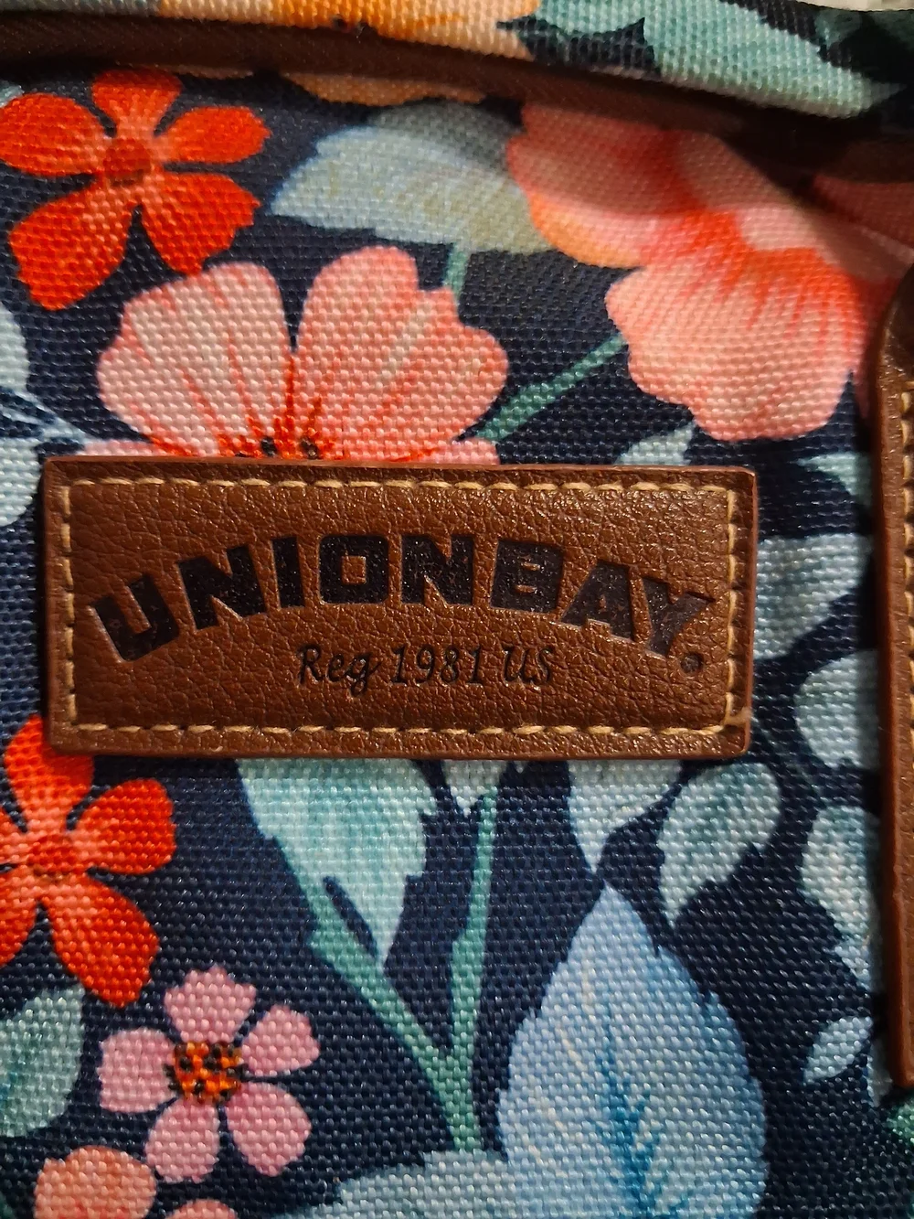 UNIONBAY navy floral