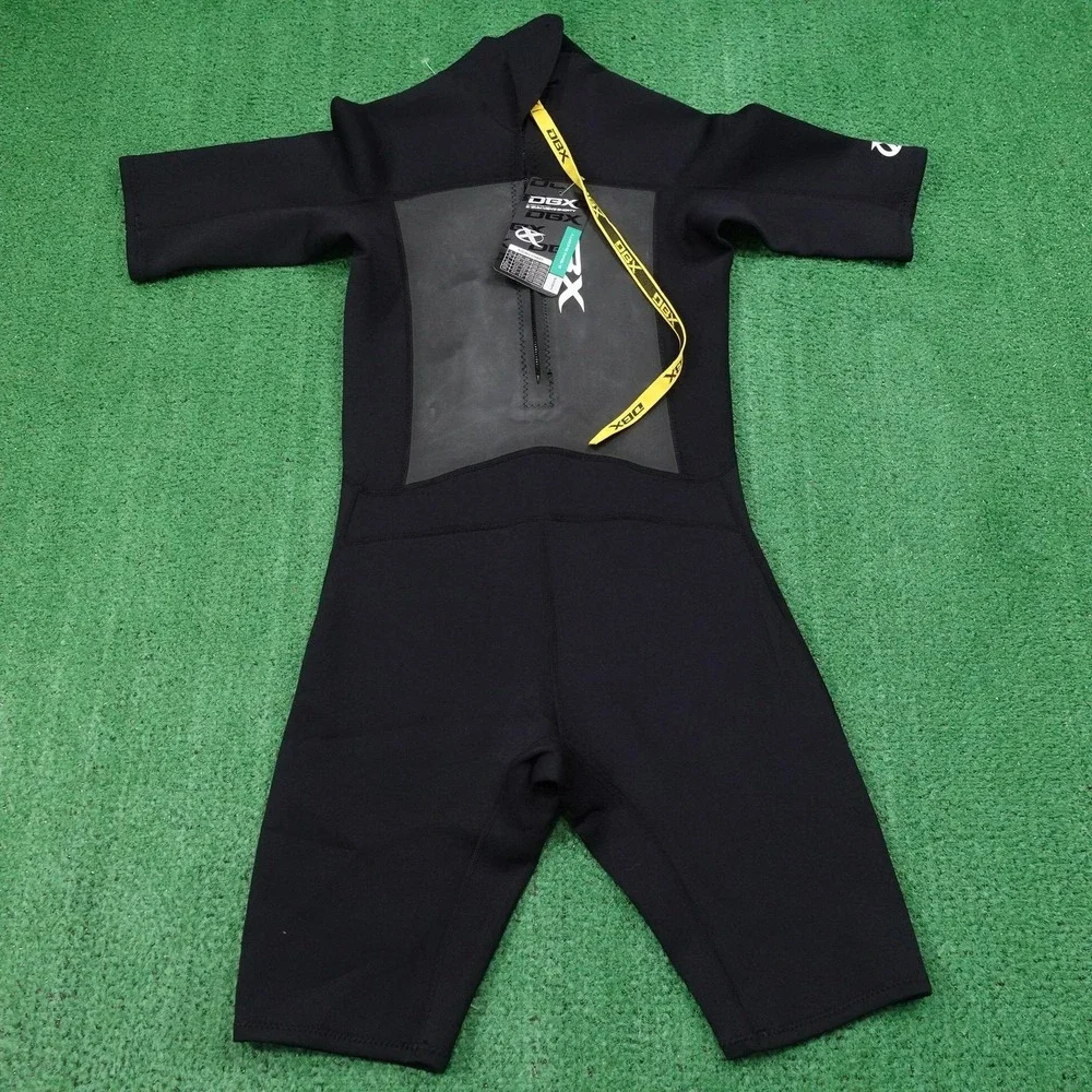 New!‎ DBX Wetsuit Mens Size M 3/2mm Shorty Neoprene Surf Swim Dive Super Stretch