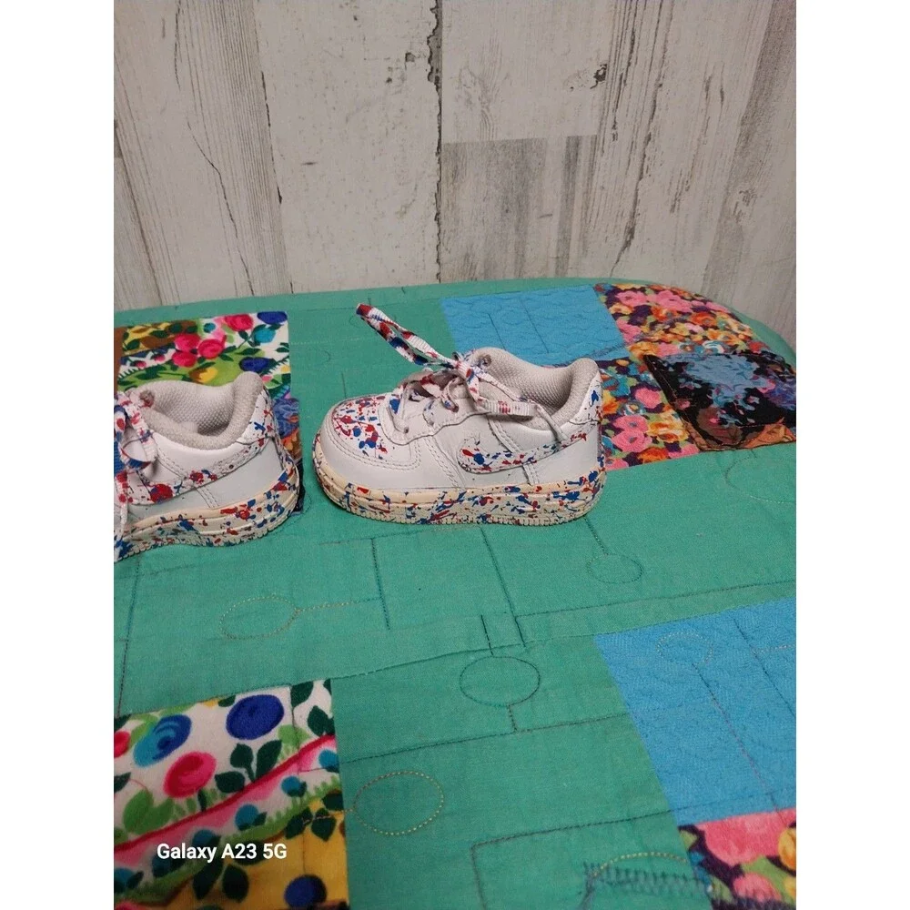 Nike Force 1LE Baby Shoes DH2926-111 Size 4C