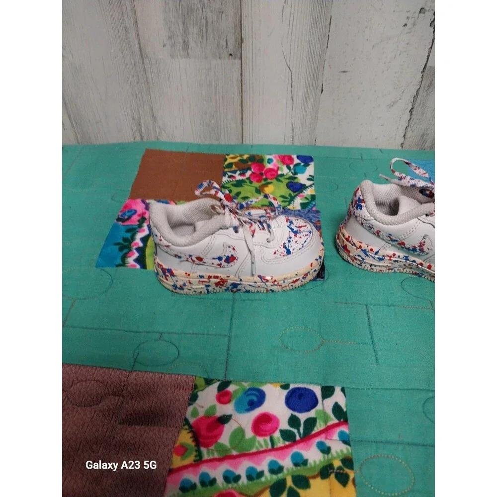 Nike Force 1LE Baby Shoes DH2926-111 Size 4C