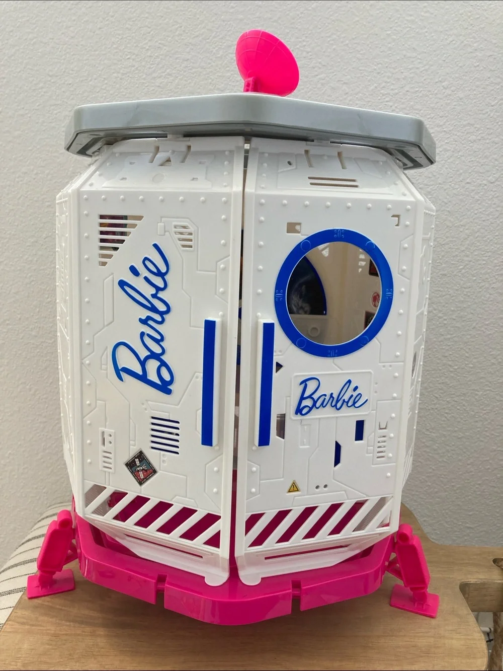 SALE! 50% Off Barbie Pink, White & Blue Space Command Playset 16” Tall