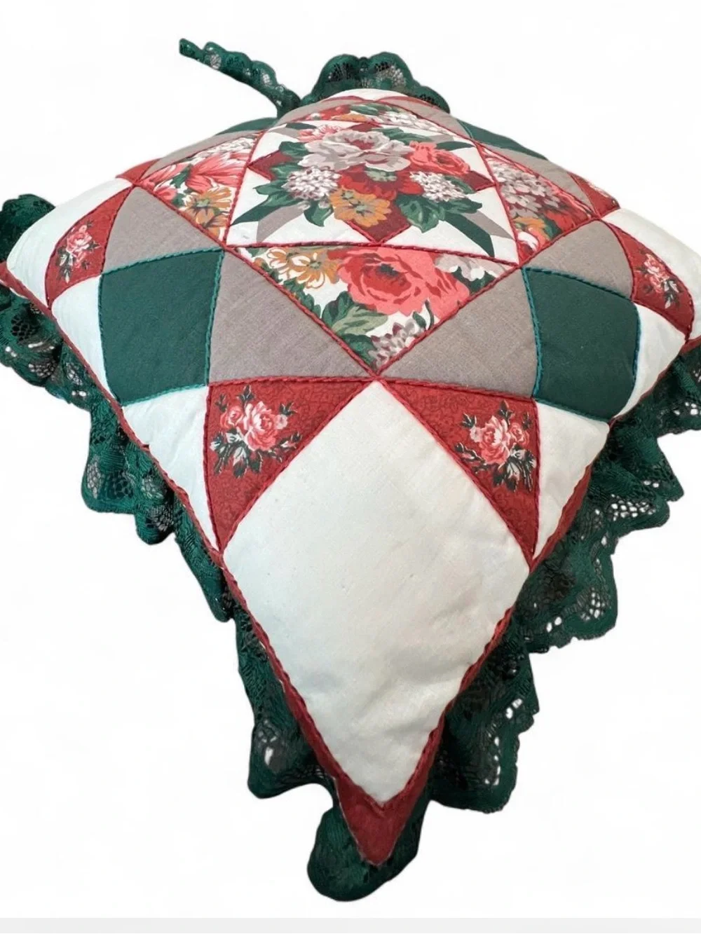 Handmade vintage quilted