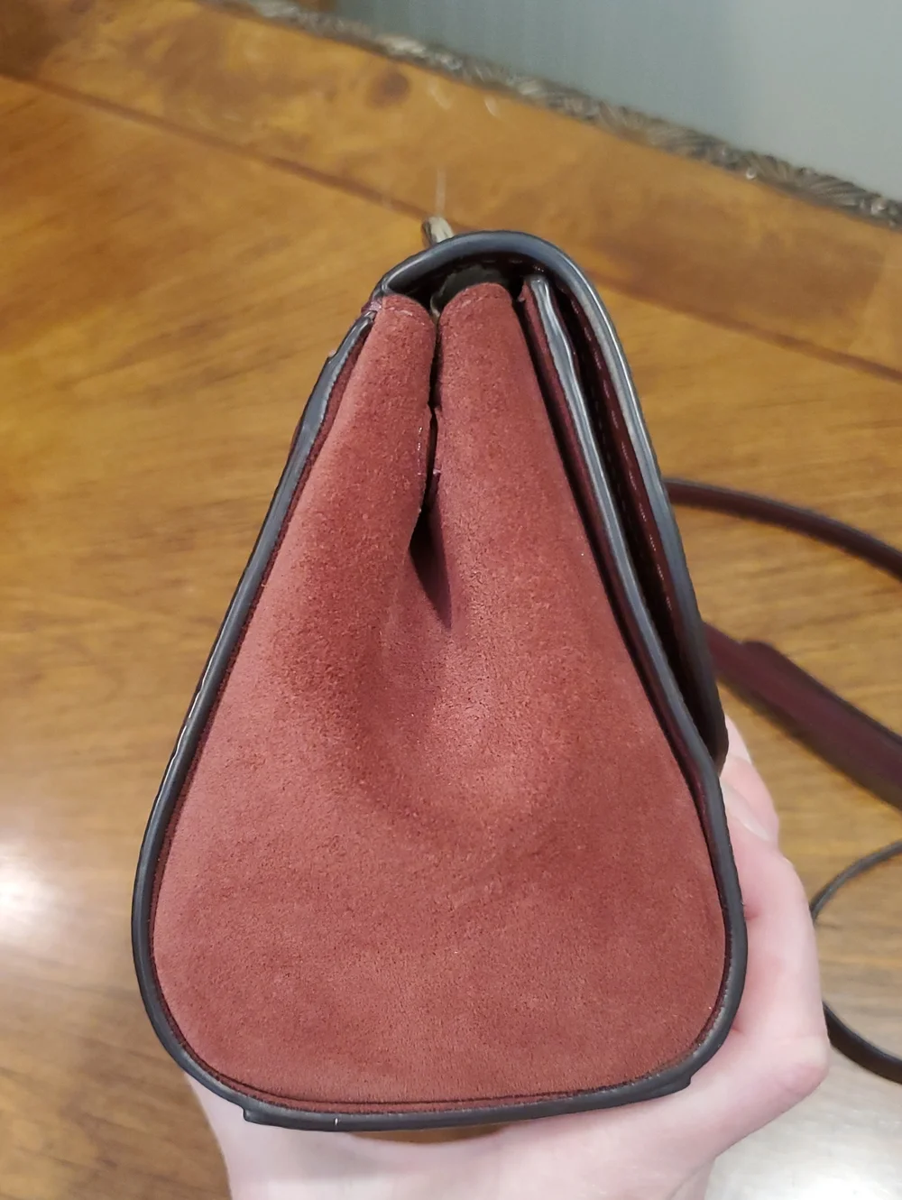 Coach hardware leather looks