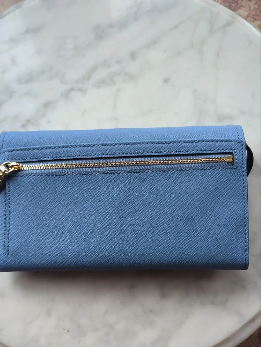 kate spade blue saffiano