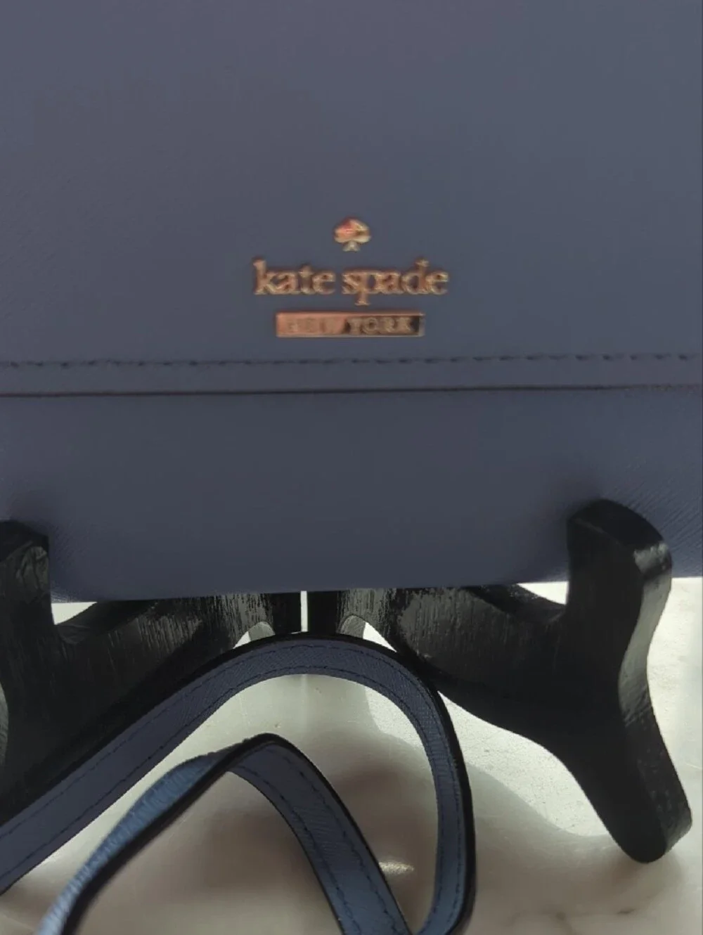kate spade blue saffiano
