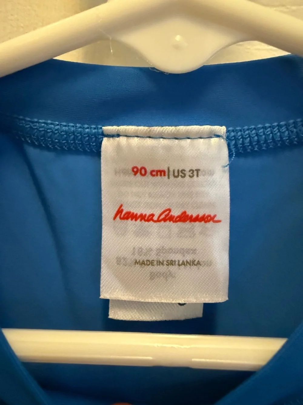 Hanna Andersson Graphic Rashguard Long Sleeve size 3T