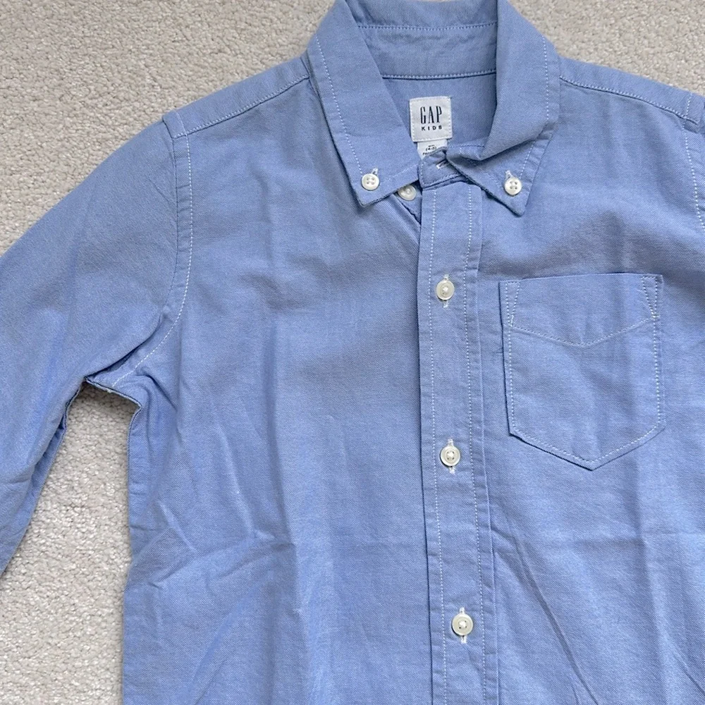 GAP Boys’ Blue Dress Shirt