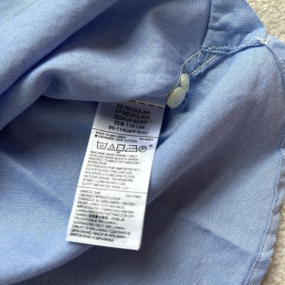 GAP Boys’ Blue Dress Shirt