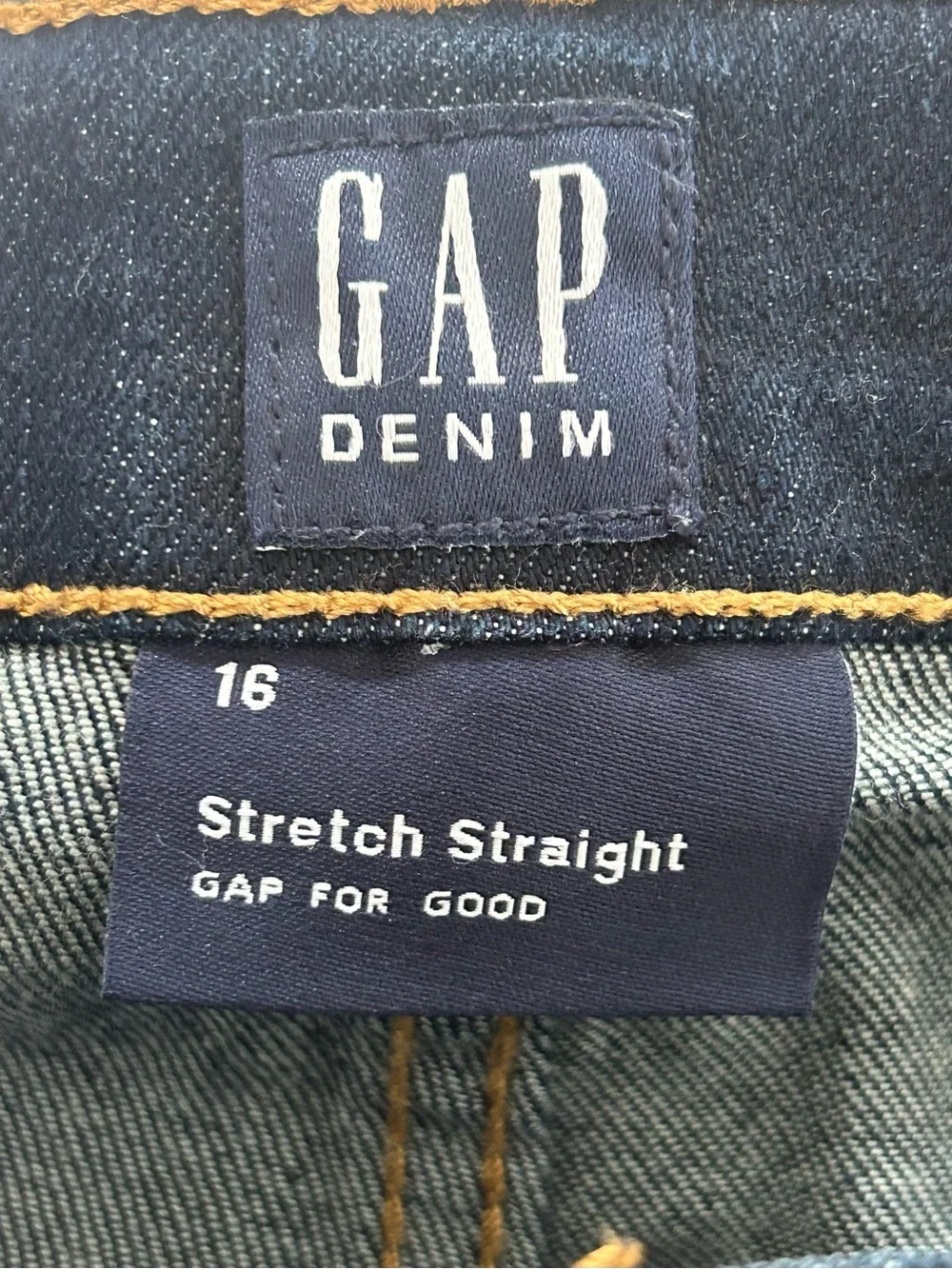 GAP Kids Boys Dark Blue Denim Jeans