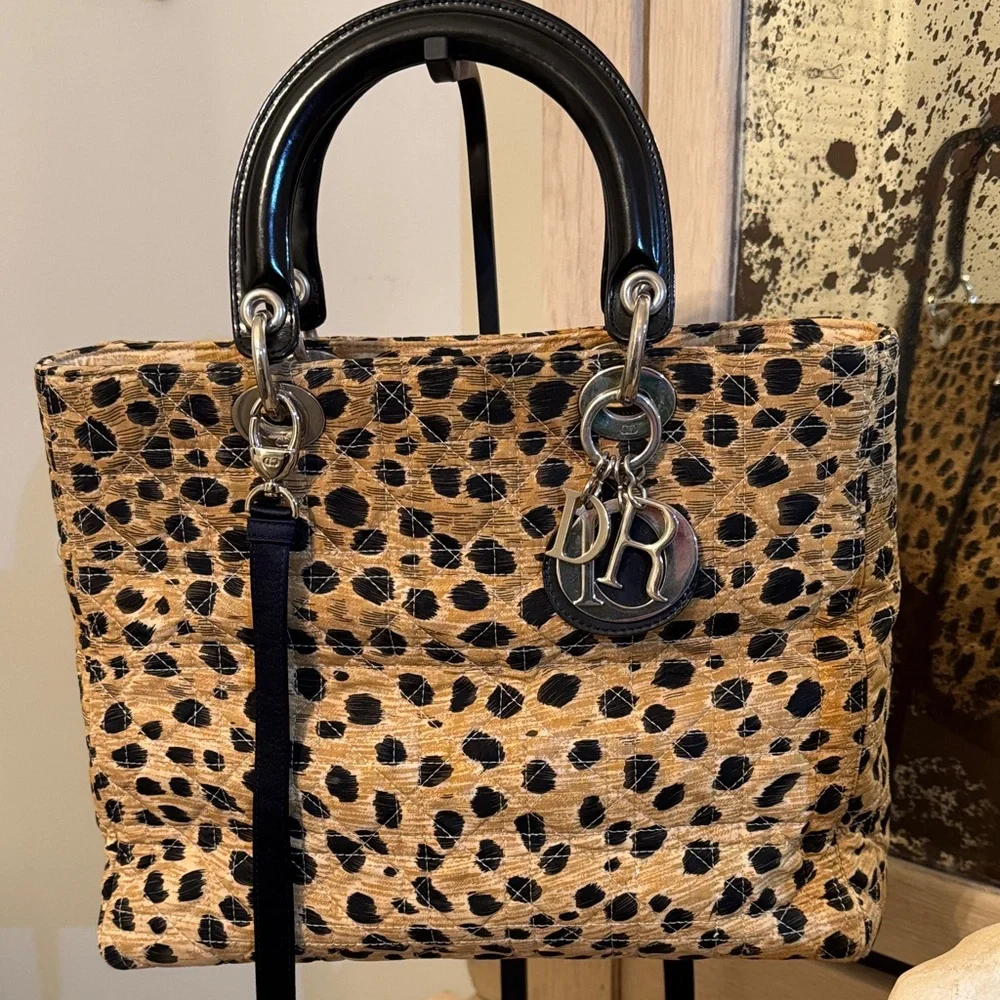 Dior structured satchel