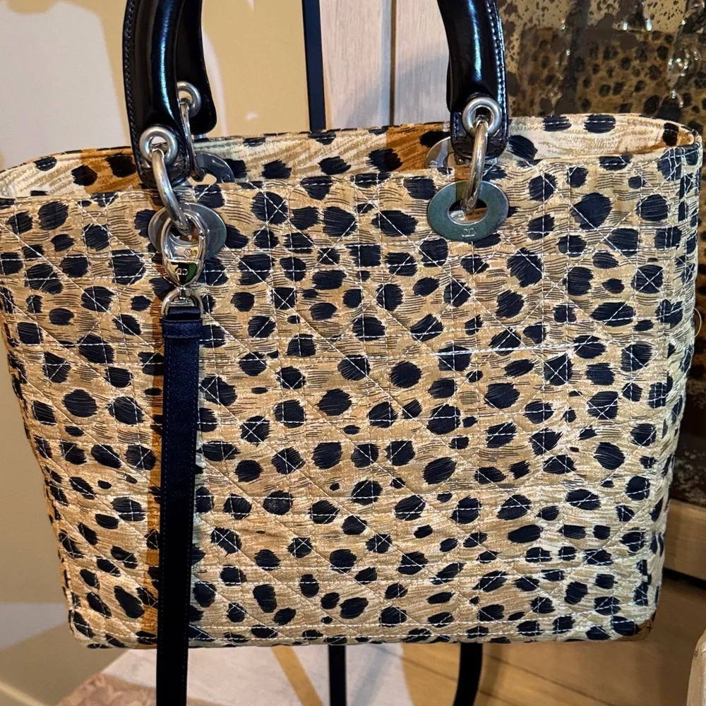 Dior structured satchel