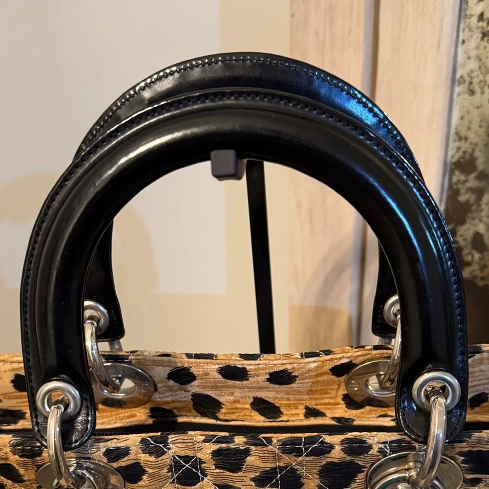 Dior structured satchel
