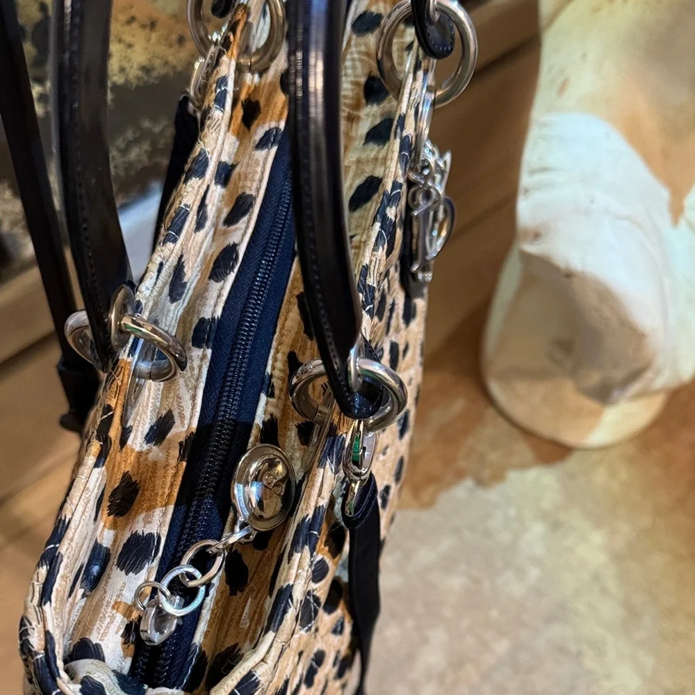 Dior structured satchel