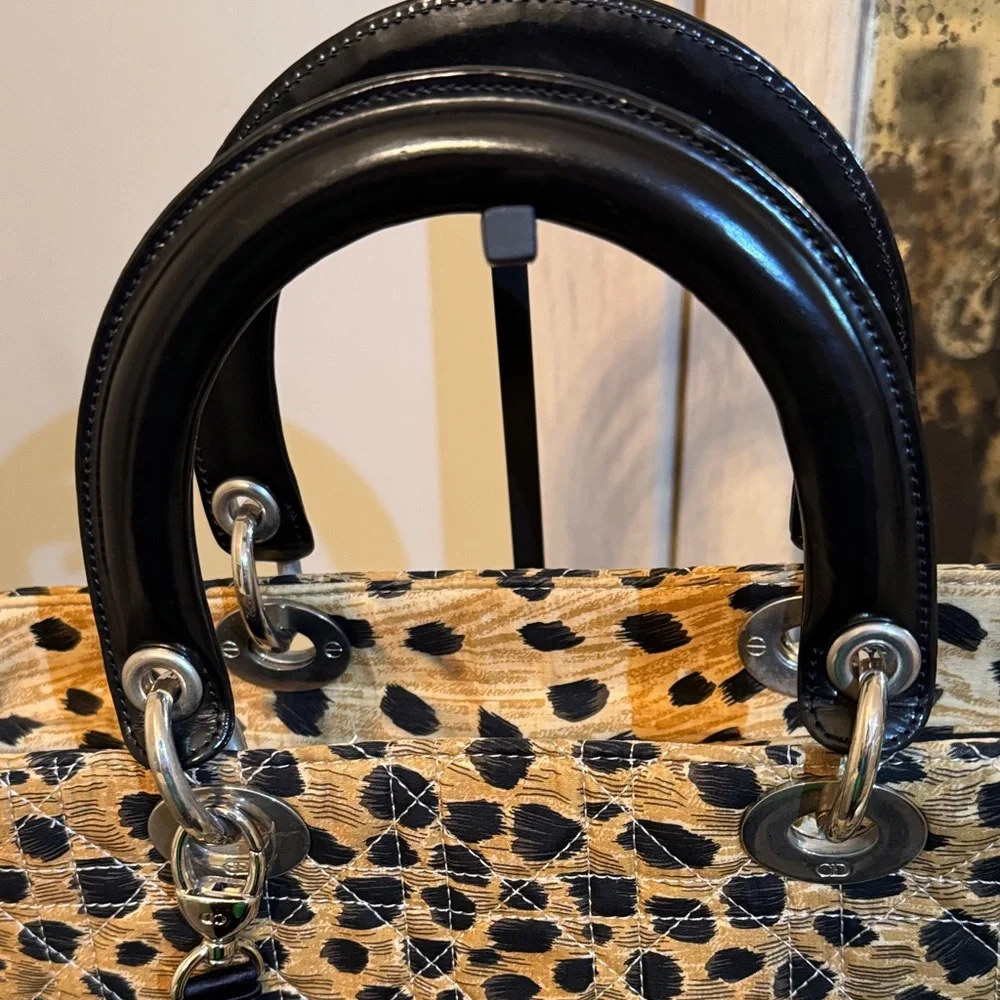 Dior structured satchel