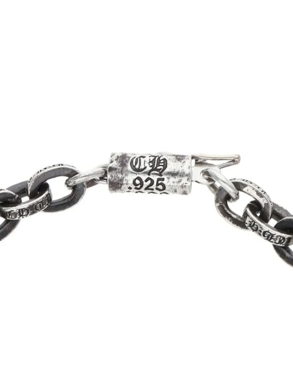 Chrome Hearts Paper Chain Silver Bracelet