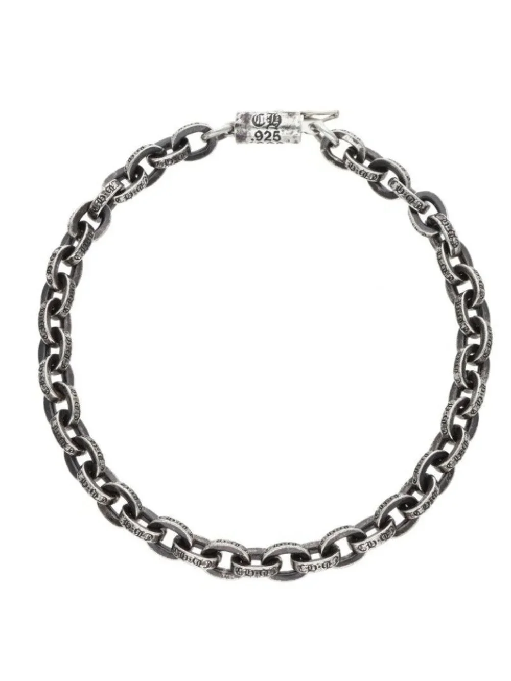 Chrome Hearts Paper Chain Silver Bracelet