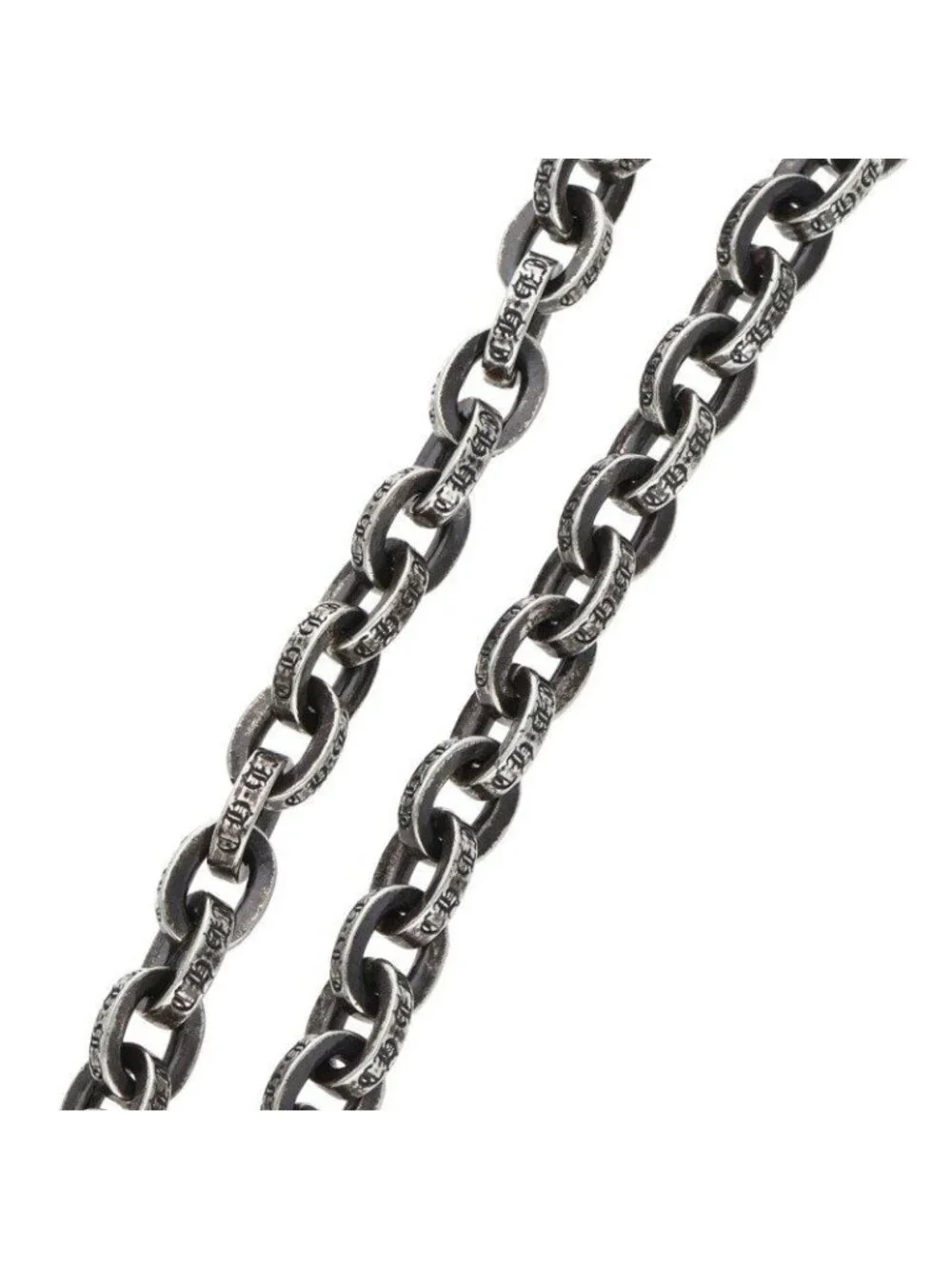 Chrome Hearts Paper Chain Silver Bracelet