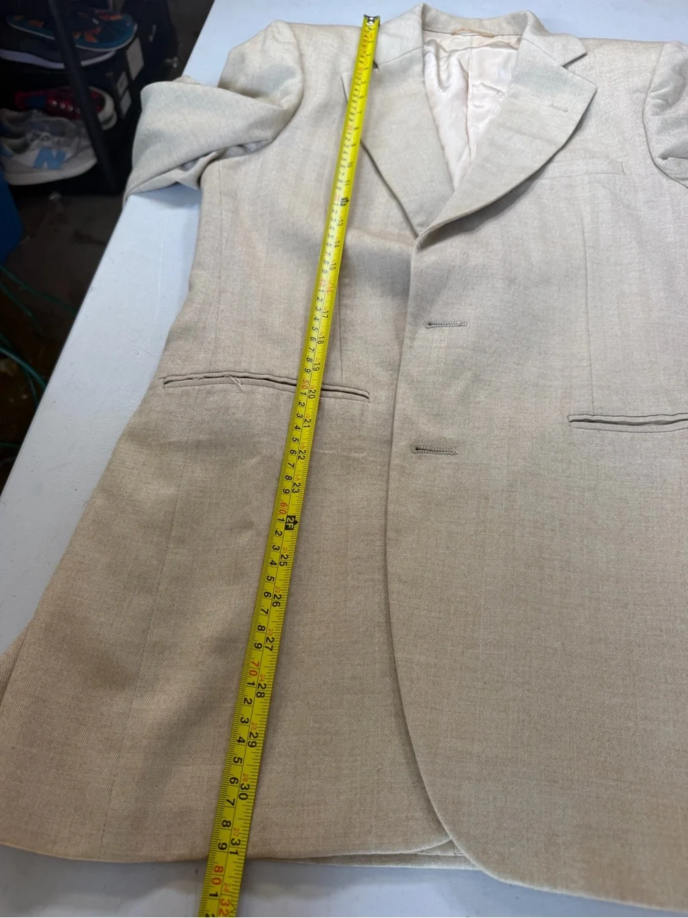 Angelo Terani tailored cream