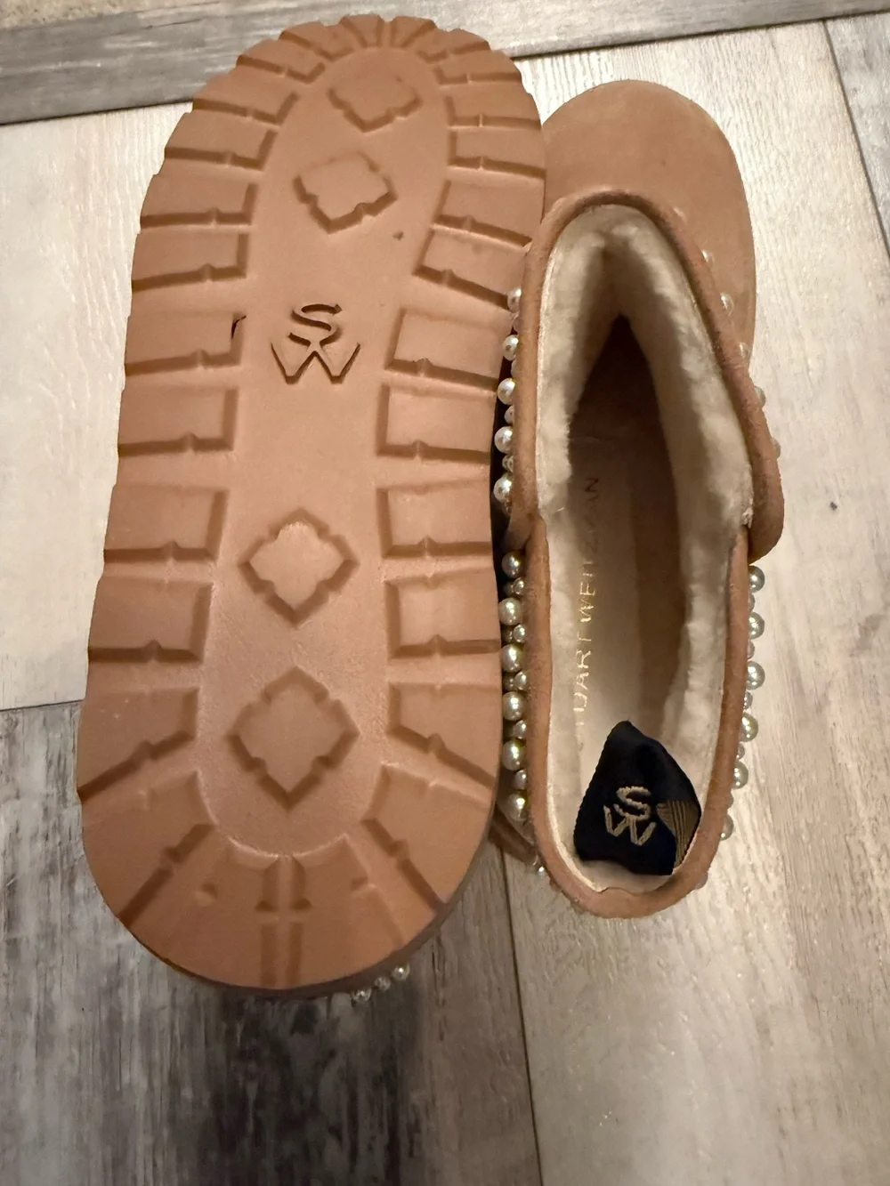 Stuart Weitzman nellie pearl