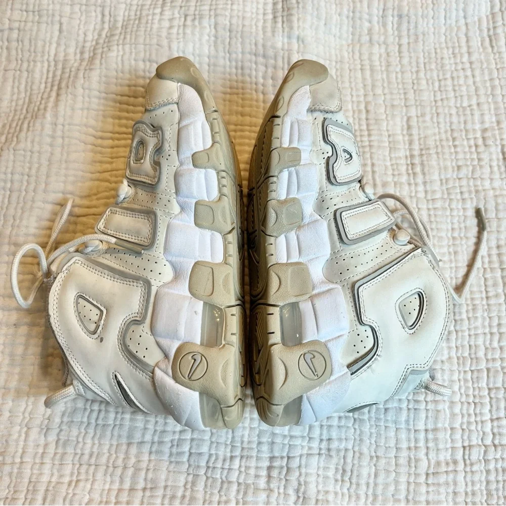 Nike Air | More Uptempo Mid Phantom Sand Drift Size 4Y Sneakers Hi Tops EU 36