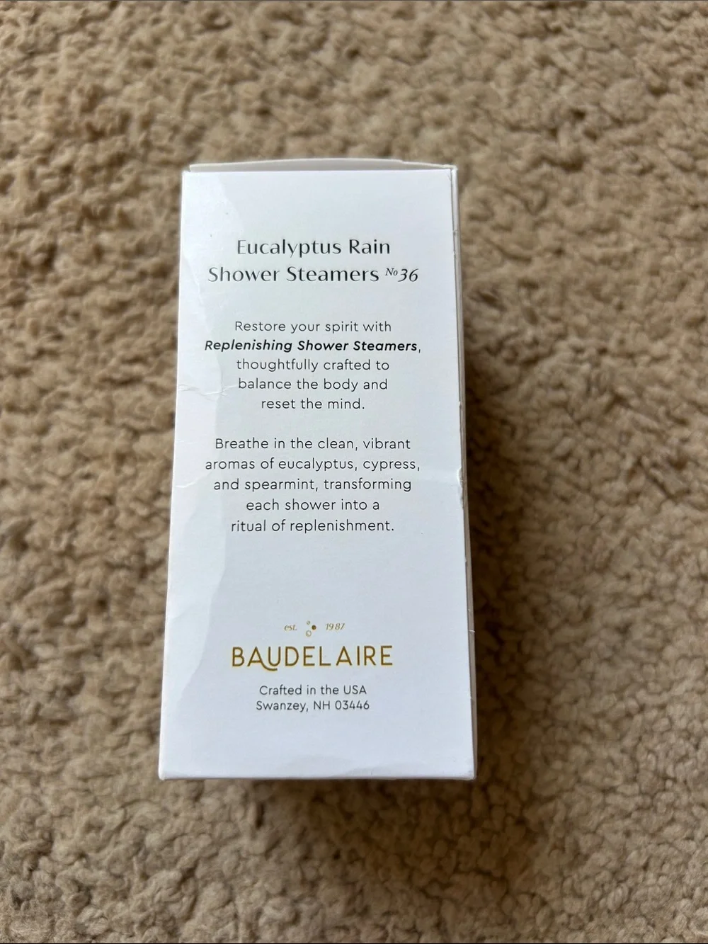 baudelaire apothecary shower