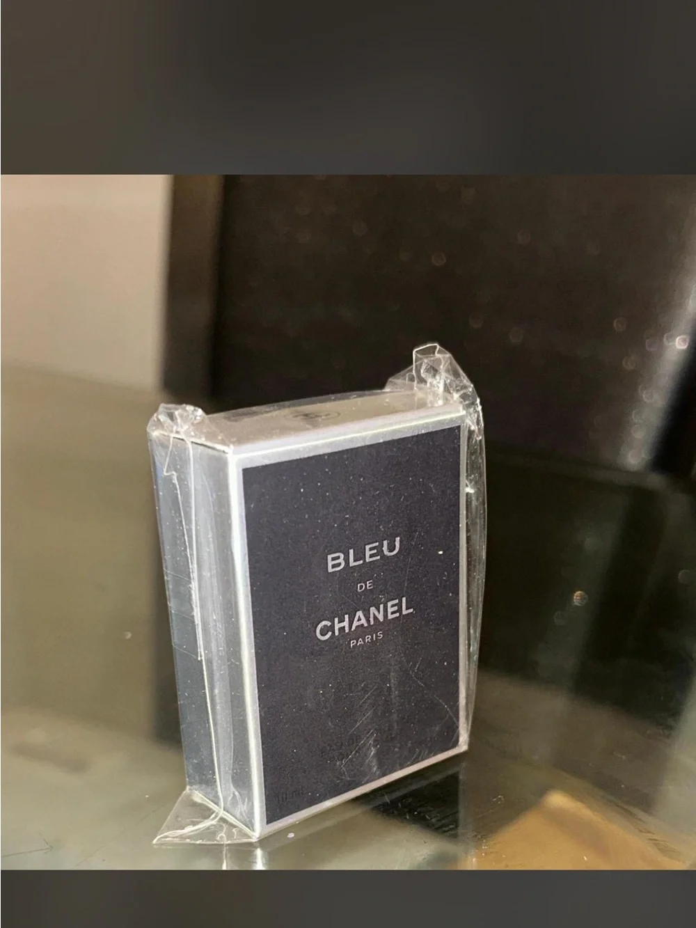 Bleu de Chanel, a popular luxury fragrance for men.