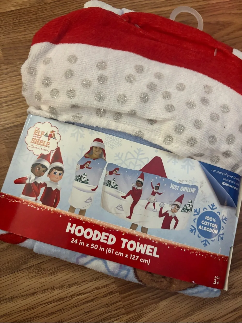 Elf on the shelf plush hooded