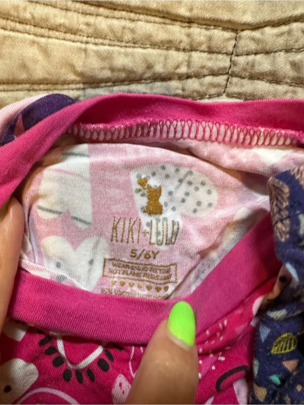 Kiki + Lulu bamboo PJs 5/6 Girls 3 sets